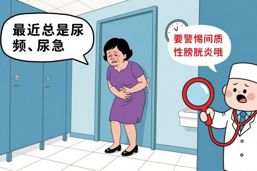 尿频、尿急 警惕间质性膀胱炎