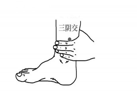 压力大按太冲、足三里、三阴交