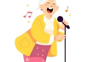 老人唱歌防失智