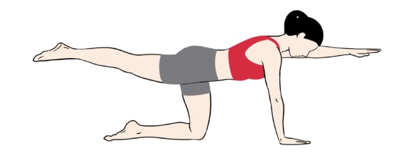 颈腰椎痛练两个动作