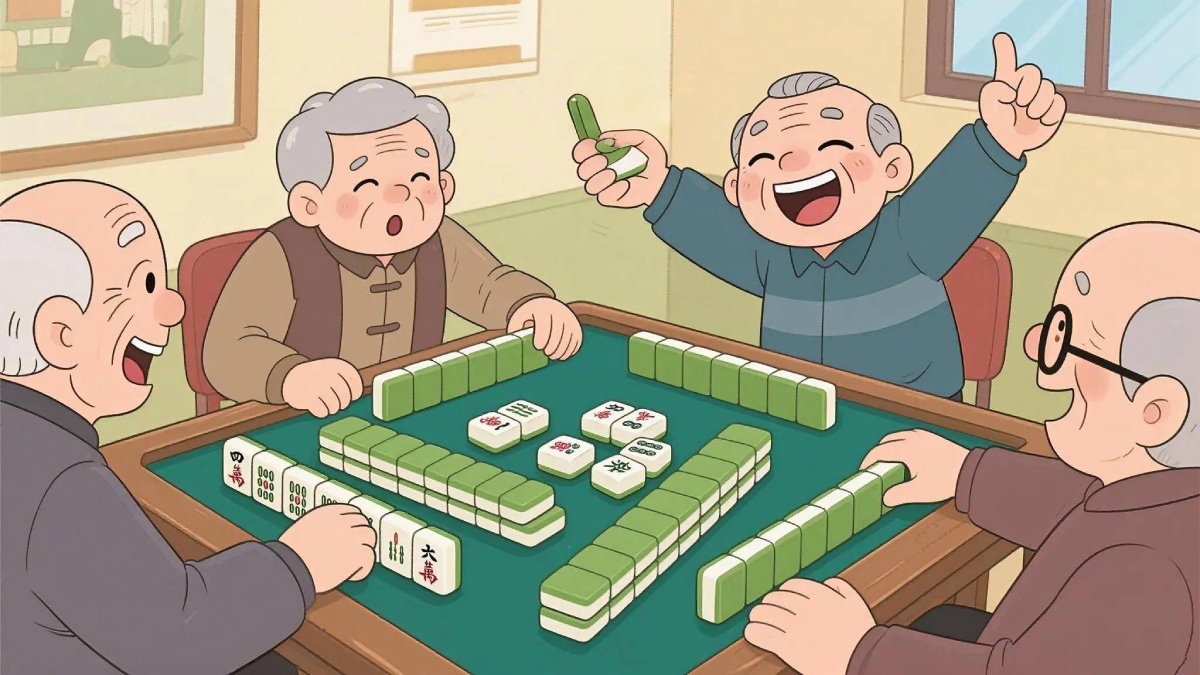 打麻将真的可以预防老年痴呆！