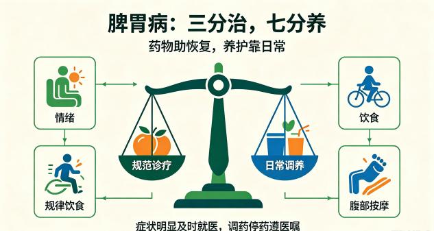 脾胃病：三分治，七分养，情绪与饮食都是“药”